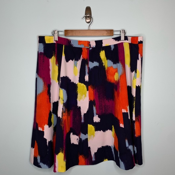 Ava & Viv Bold Multi-color Skirt - Picture 2 of 5